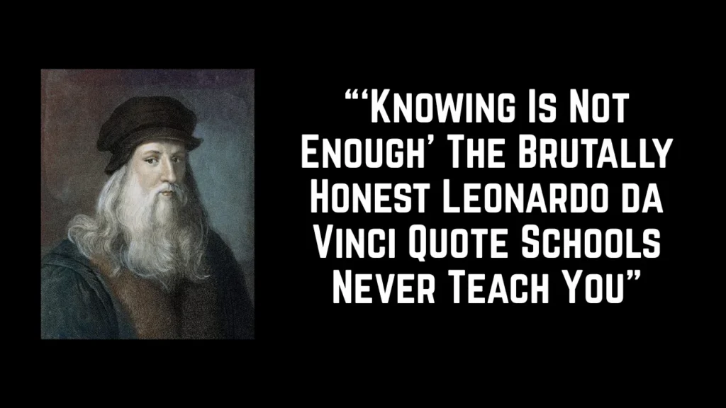 Knowing Is Not Enough