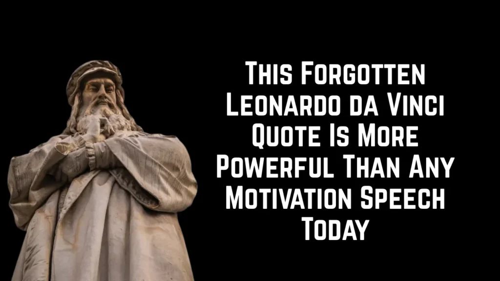 Leonardo da Vinci quote